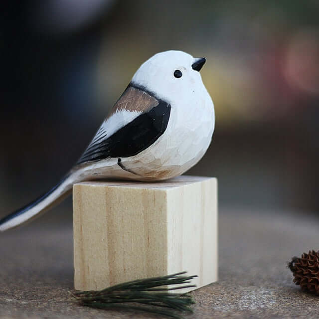 Zelara Holzvögel Deko Figur Vögel Skulptur