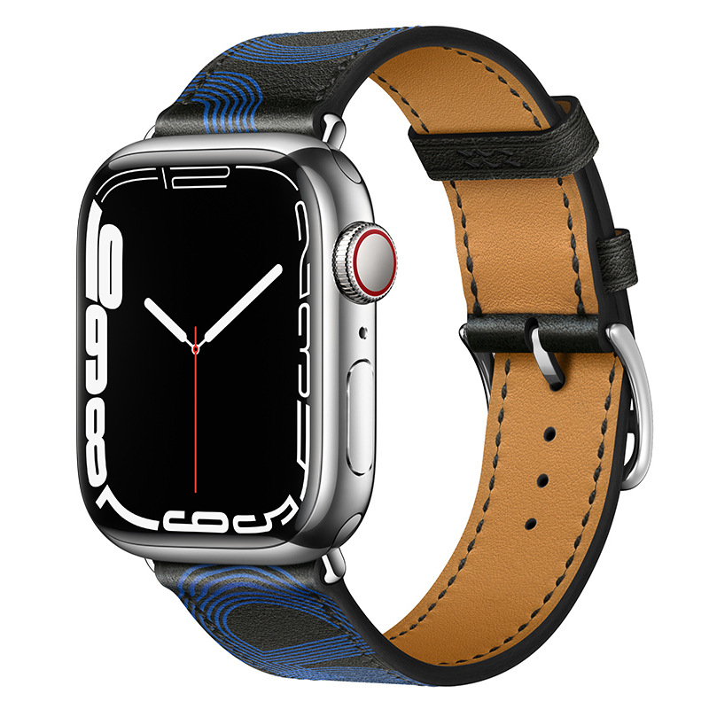 Apple Watch echtem Leder handgefertigtes Armband