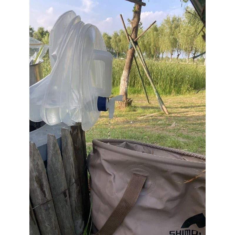 HydroPack Faltbarer Wasserbehälter – 15L Auslaufsichere und Tragbare Lösung