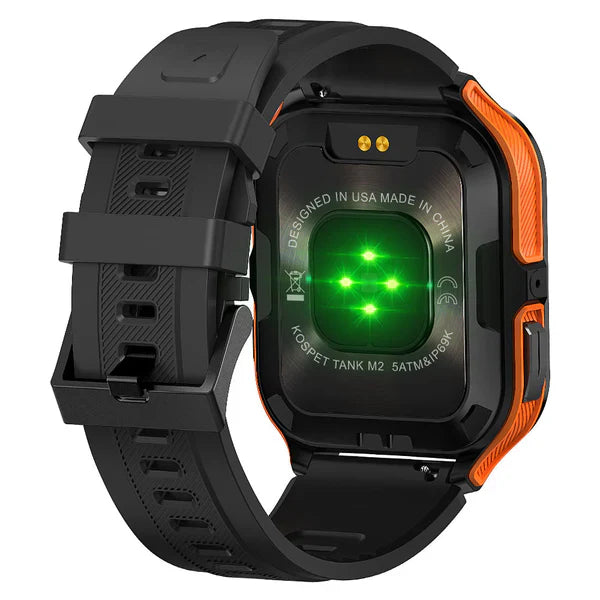 PROTANK S4 - Smartwatch mit Fitness-Tracker, Herzfrequenzmonitor, GPS und wasserdichtem Design für Sport und Alltag