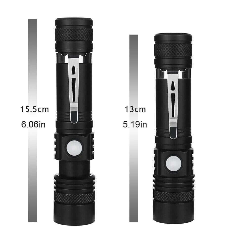 Zelara LED Taktische Taschenlampe Zoombar