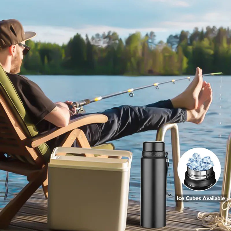 Galia - Thermosflasche Edelstahl Getränkeflasche 24 Stunden warm und kalt