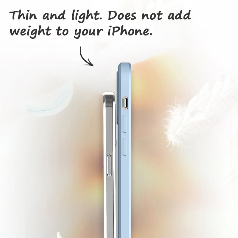 Helles Cyan | Gehärtete Glas-Handyhülle