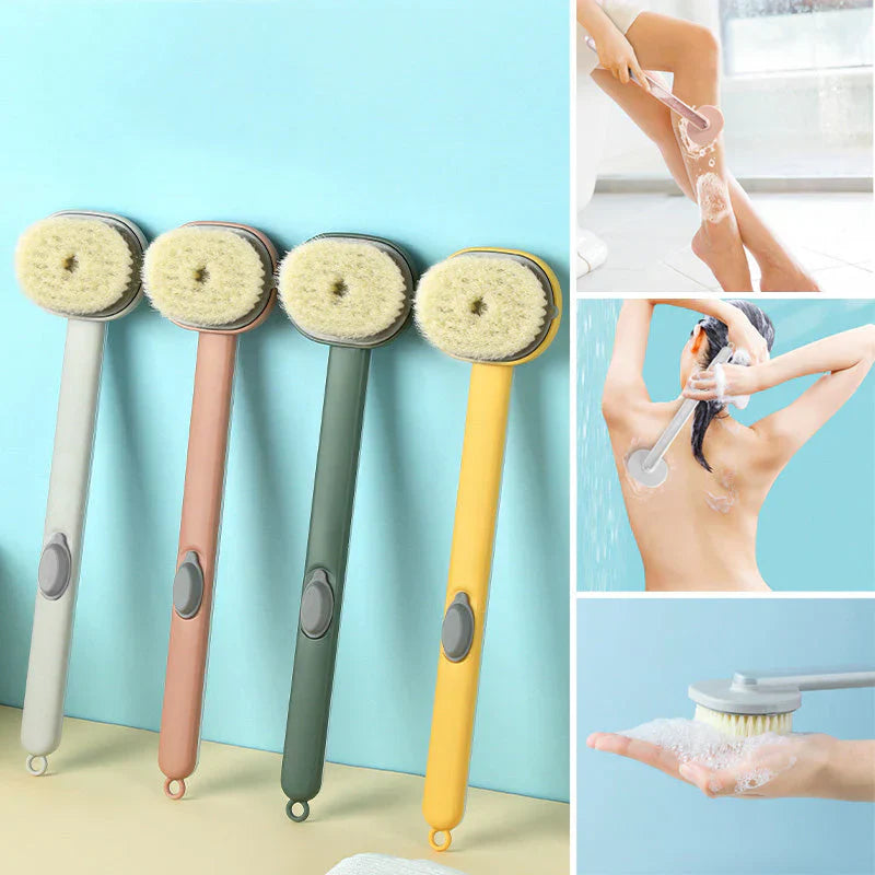 Badebürste mit ergonomischem langem Griff