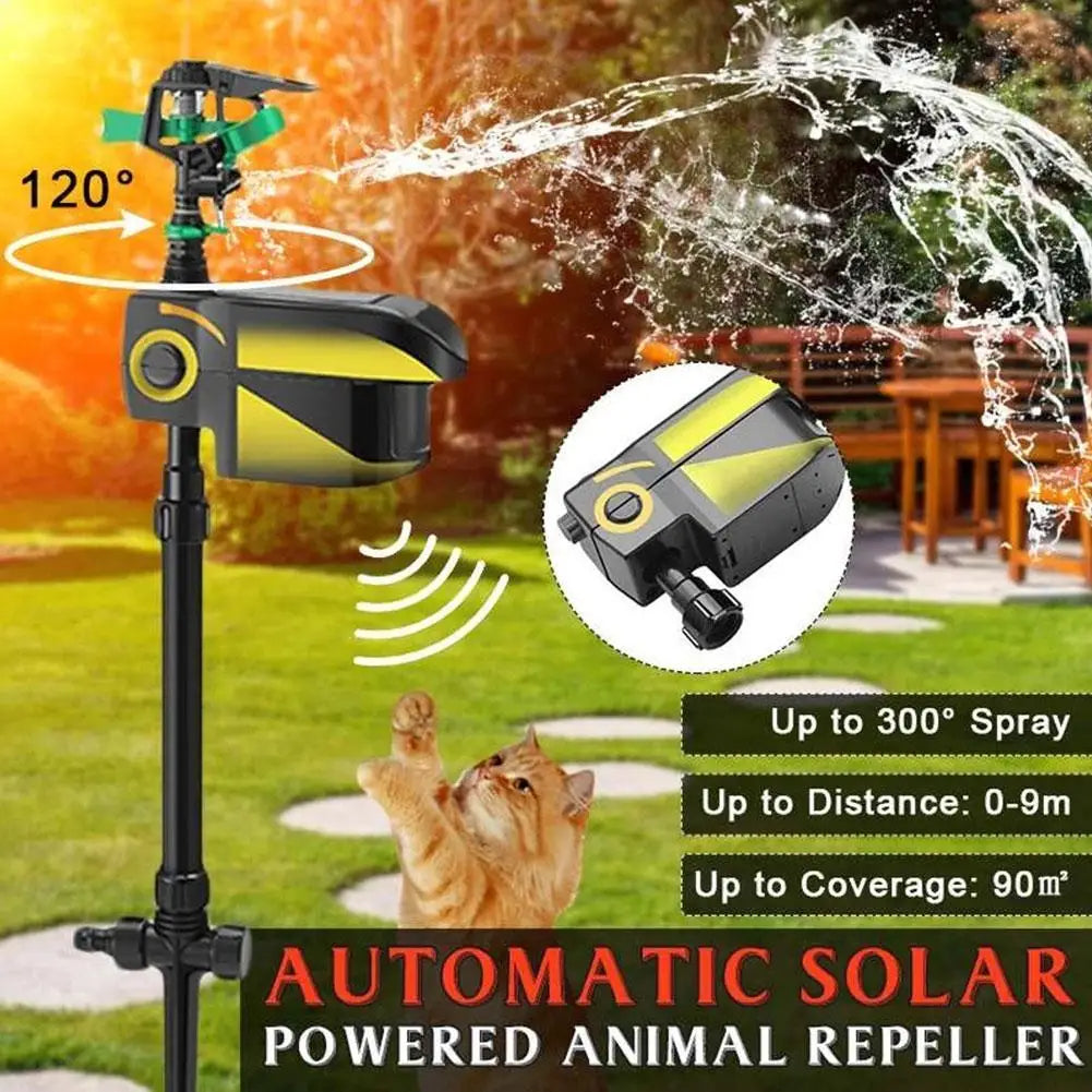 Automatischer Bewegungsaktivierter Tierabwehr-Gartensprinkler - Tier-Sensor Außenrasen-Wassersprinkler