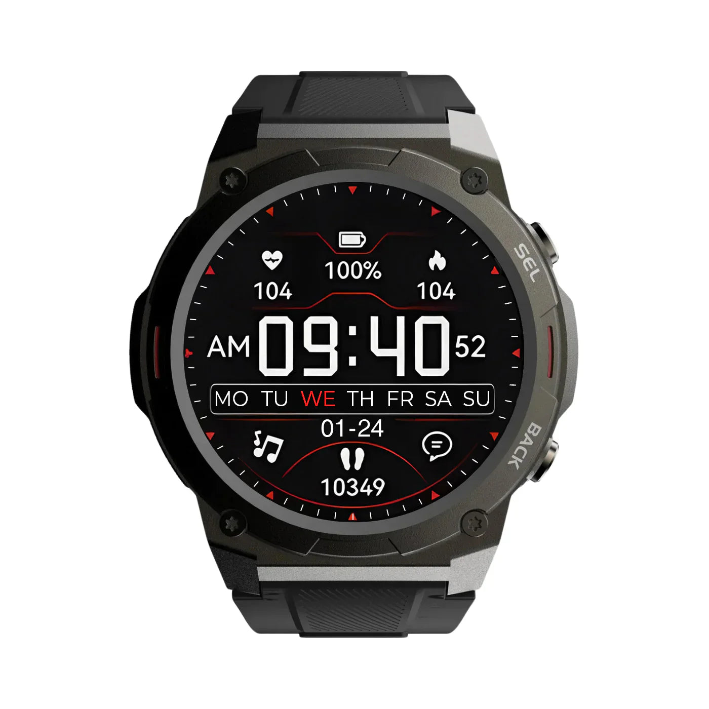 Pro Fit Smart Wach - Blutzuckerüberwachung, Sportmodi & Wasserdichtes Design