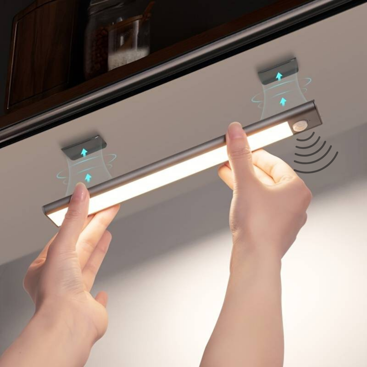 LuminaLux - Intelligente drahtlose LED-Leuchte, drei Lichtmodi | Bewegungsmelder aktiviert