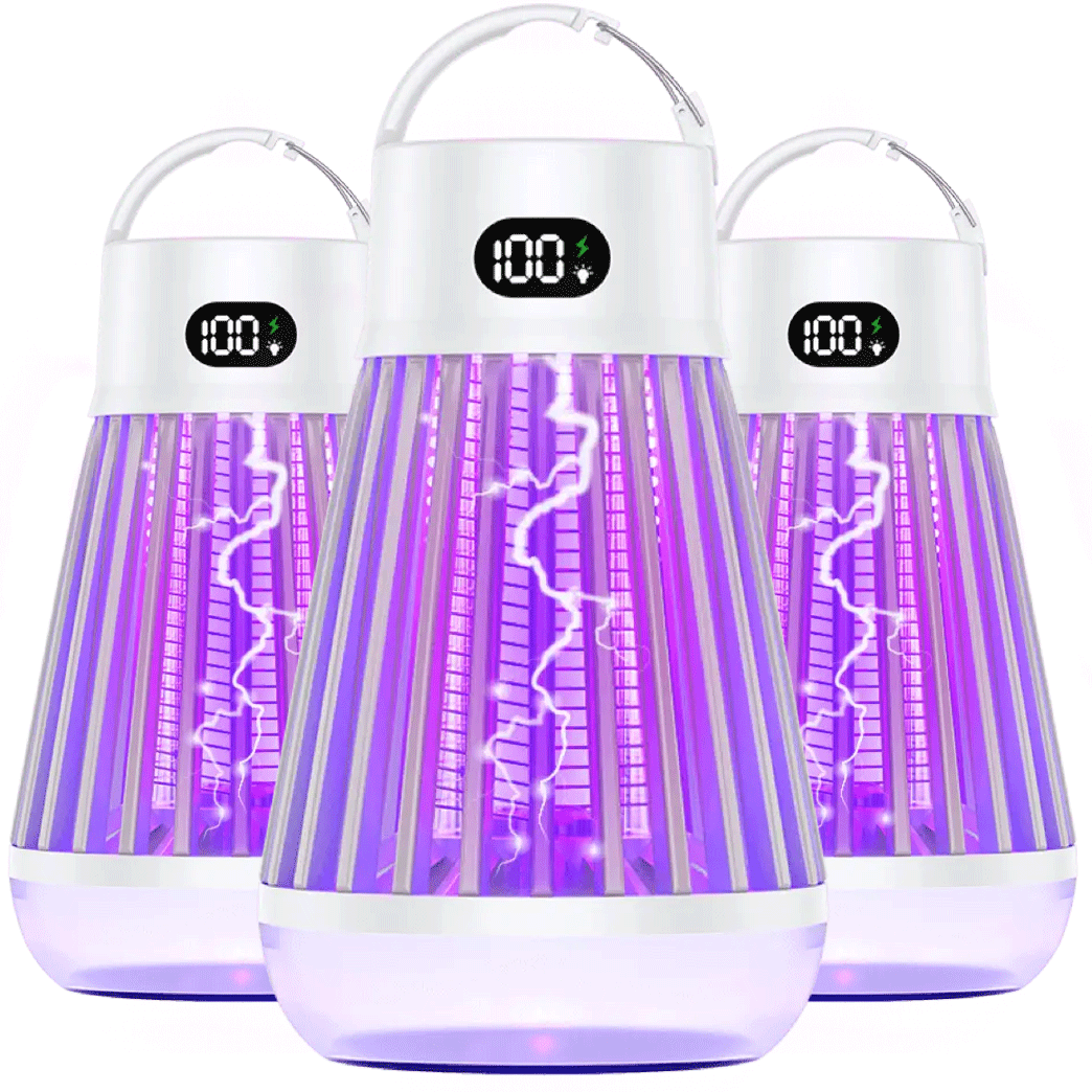 Tragbarer Insektenvernichter mit UV-Licht – Chemiefrei, Leise & USB-Akku für Terrasse & Camping