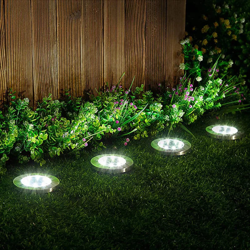 Solar Bodenlichter – Wetterfeste Outdoor-LED-Wegbeleuchtung, betrieben durch die Sonne