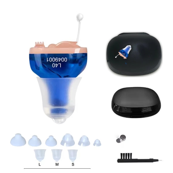 Unsichtbare Wiederaufladbare Hörgeräte mit Klarem Klang