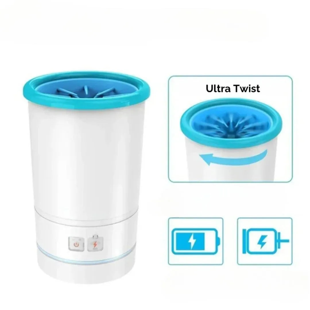 Elektrischer Pfotenreiniger für Hunde & Katzen | Saubere Pfoten leicht gemacht