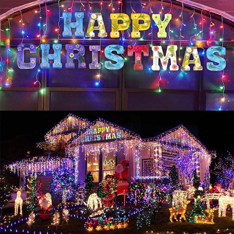 Dried Flower Letters Nachtlicht