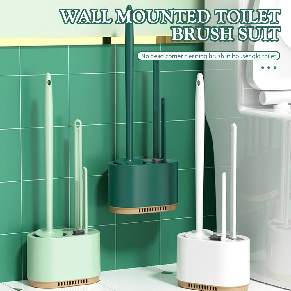 Zelara - 3-in-1-Toilettenbürste, um deine Toilette ohne tote Ecken zu reinigen