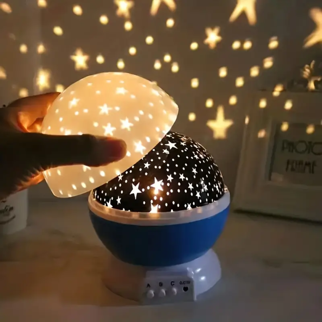 Rotierende LED Sternprojektor Galaxie Nachtlampe