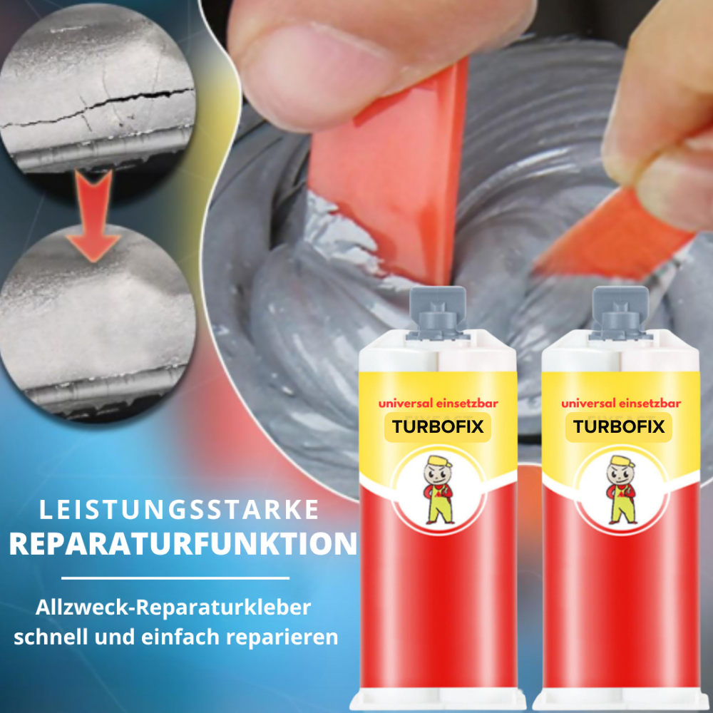 TurboFix™ | Starker Metall-Reparaturkleber | Kein Schweißen erforderlich!