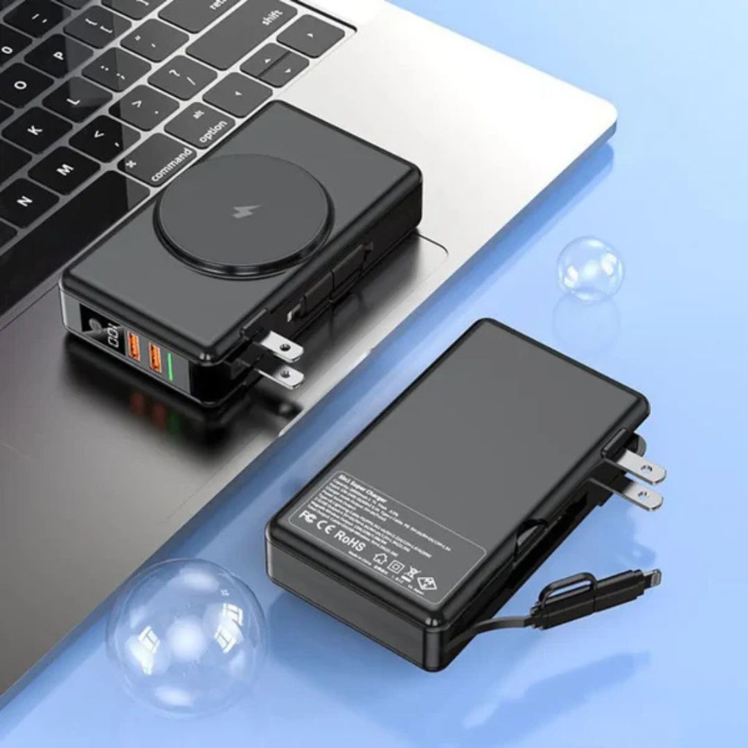 5-in-1 Universal Powerbank (Kompatibel mit allen Steckdosentypen)