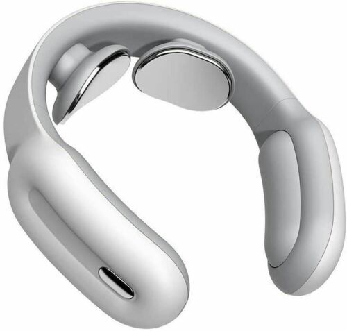 Pulse & Heat Nackenmassagegerät – Tragbar, Wiederaufladbar, 15 Intensitätsstufen, Wärme & Akupunktur