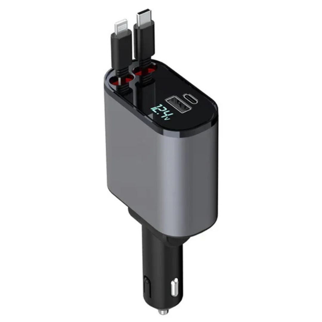 4 in 1 Teleskop-Ladegerät für das Auto