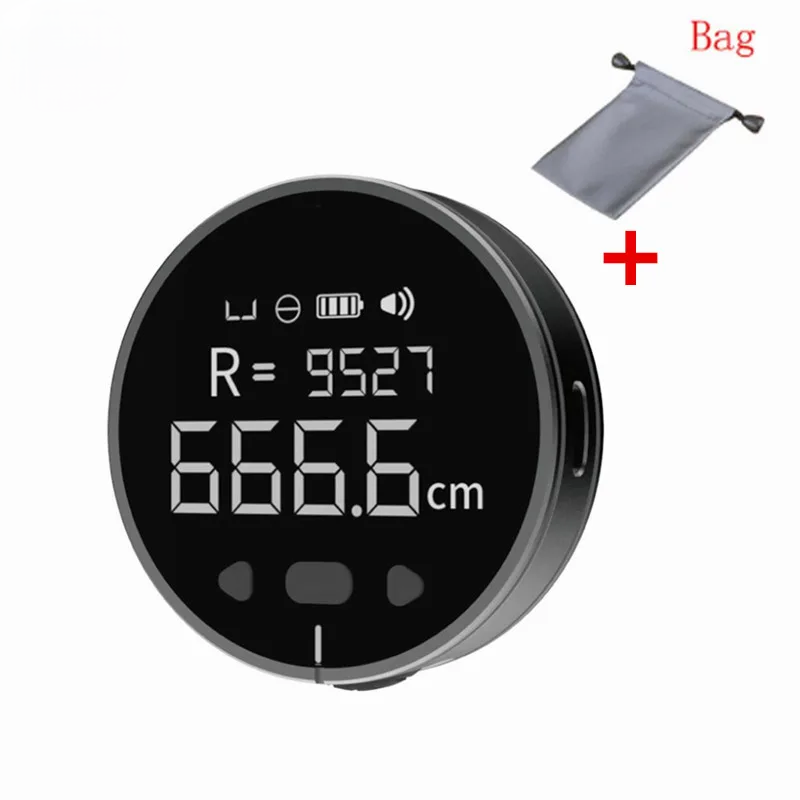 Smart Elektronischer Messschieber Tape – HD LCD Wiederaufladbares digitales Messwerkzeug für Linien, Kurven und Objekte