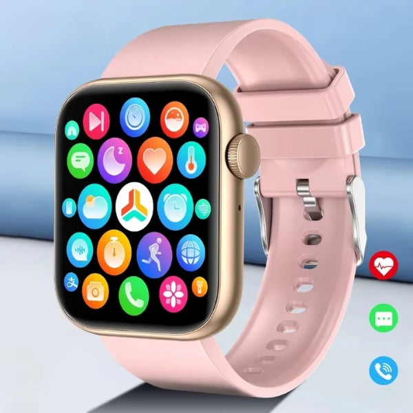 Edition 2024 Smartwatch für Frauen - Fitness Smartwatch für Android - Stilvolles tragbares Gerät für Mädchen & Jugendliche