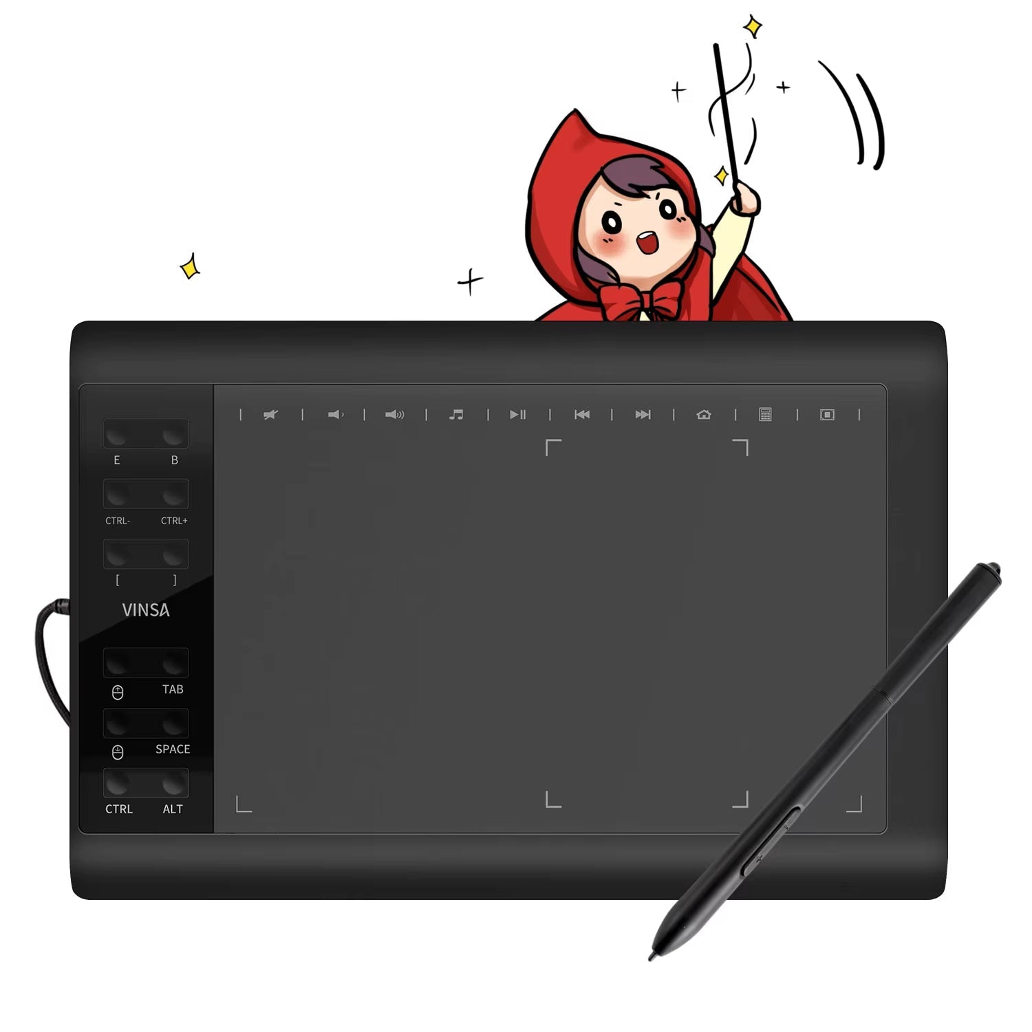 Große digitale Zeichentablett Skizzenblock mit Stift