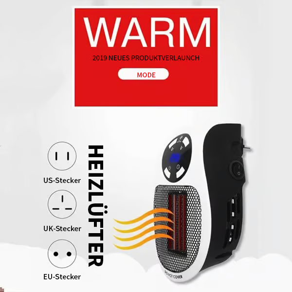 Multifunctional Compact Space Heater with Antimicrobial Air Filter