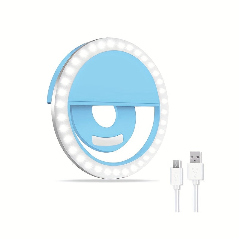 Lumi LED Selfie Ring Light – Tragbare Aufladbare Lampe für Smartphone und Computer