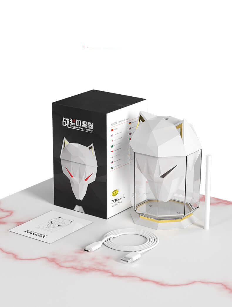 Wolfskopf Nachtlicht Luftbefeuchter