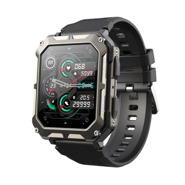 Titan Force Pro - Smart Fitness Tracker Smartwatch mit Herzfrequenzmonitor, GPS und wasserdichtem Design für Outdoor-Aktivitäten und den täglichen Gebrauch