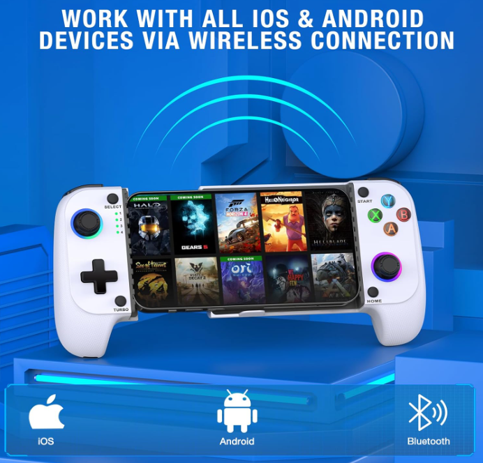 Kabelloser mobiler Gaming-Controller für iPhone/Android