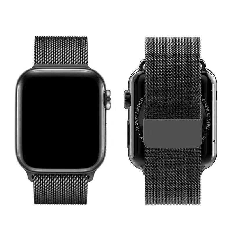 Stilvoll und Bequem – Metall-Milanese-Armband für Apple Watch