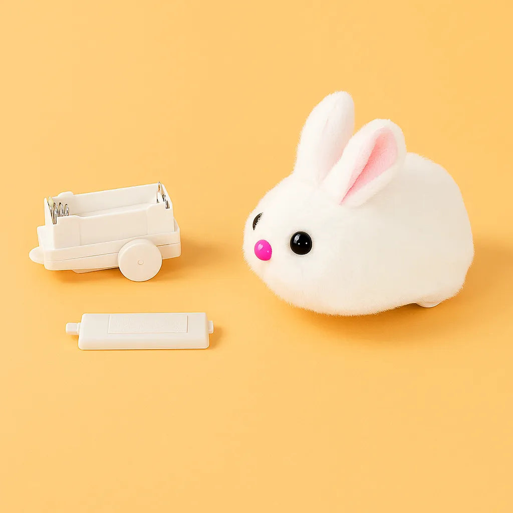 Interaktives Katzenspielzeug gegen Langeweile – Selbstfahrender Plüsch-Hamster für Bewegung & Spaß