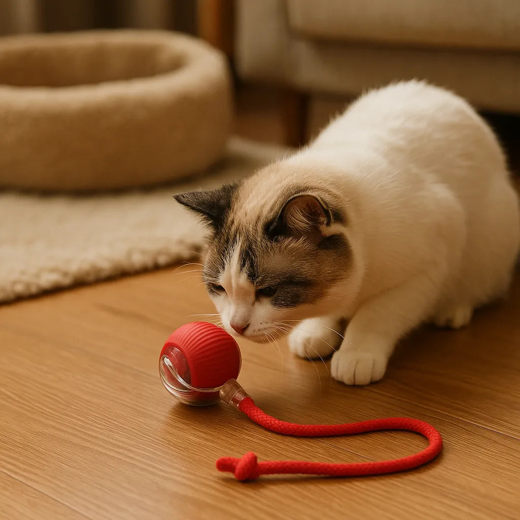 Interaktives Katzenspielzeug mit Bewegung | Für aktive, glückliche Stubentiger