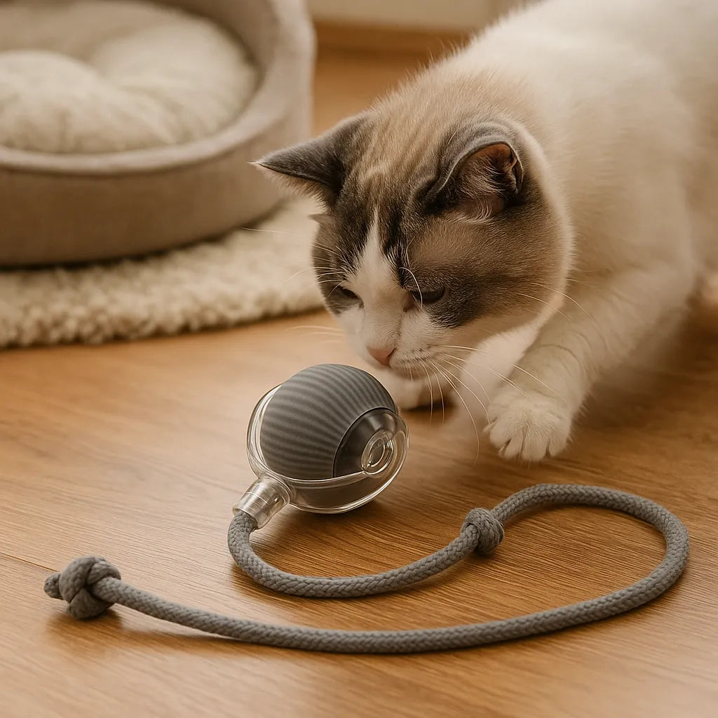 Interaktives Katzenspielzeug mit Bewegung | Für aktive, glückliche Stubentiger