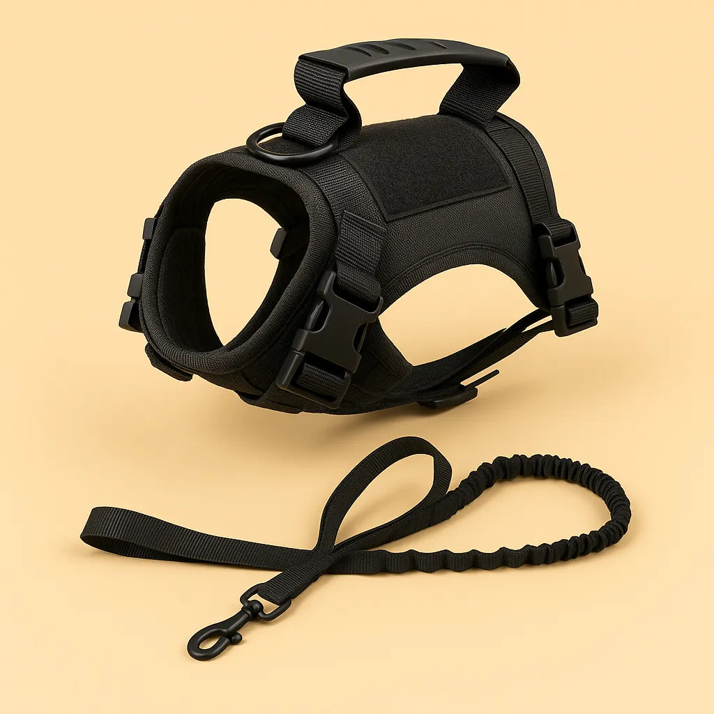 Katzengeschirr mit Leine | Ausbruchsicher, gepolstert & verstellbar