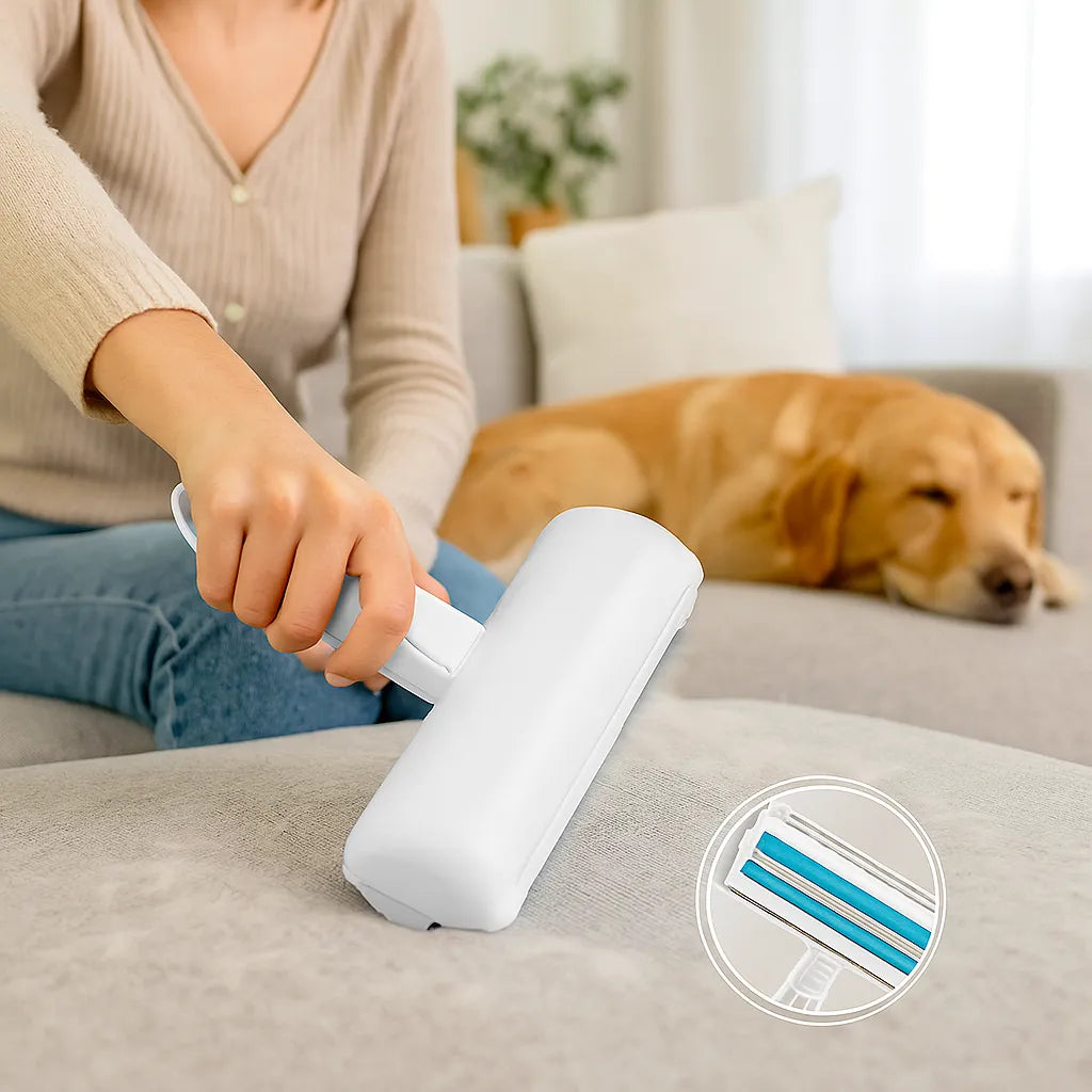 Tierhaarbürste 2-Wege | Wiederverwendbar & ohne Nachfüllen