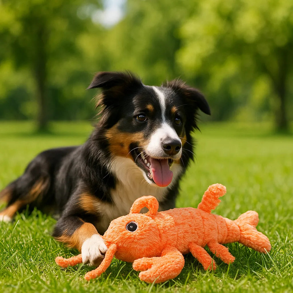 Interaktives Haustierspielzeug | Plüsch-Hummer für Katzen & Hunde