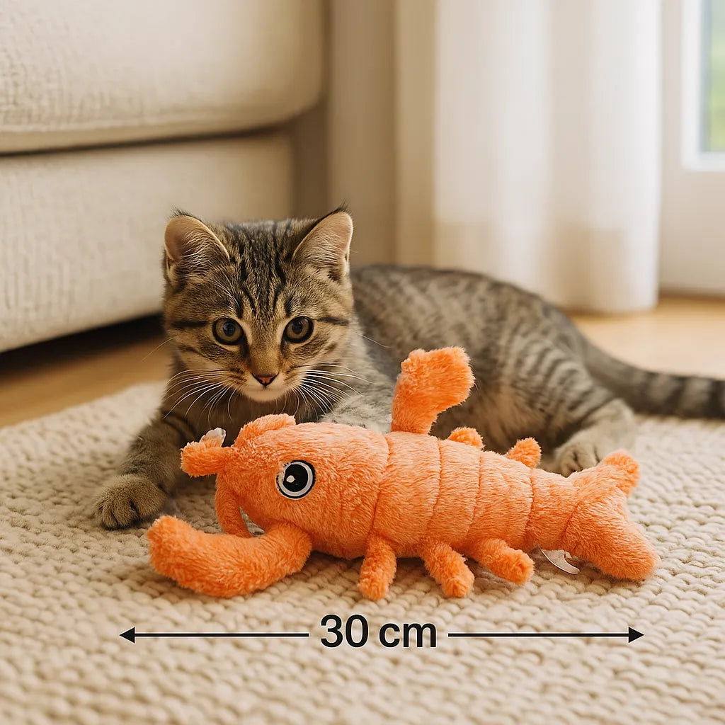Interaktives Haustierspielzeug | Plüsch-Hummer für Katzen & Hunde