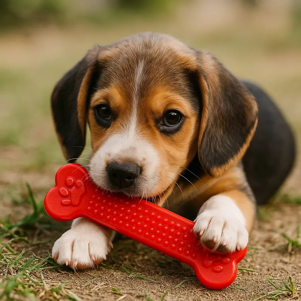 Extrem robuster Gummiknochen für Hunde – unzerstörbar & zahnfreundlich