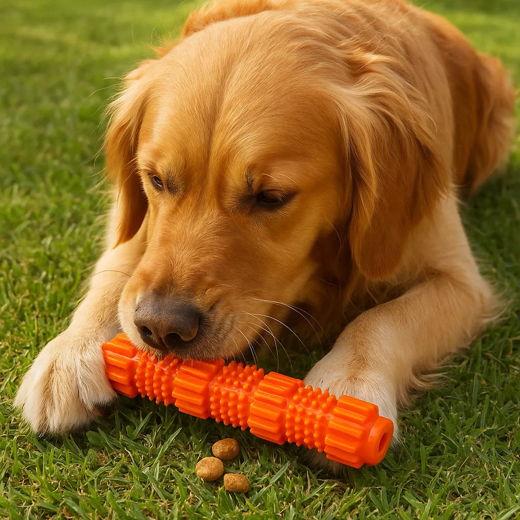 Snackbares Hundespielzeug aus Gummi | Befüllbar & kaustark