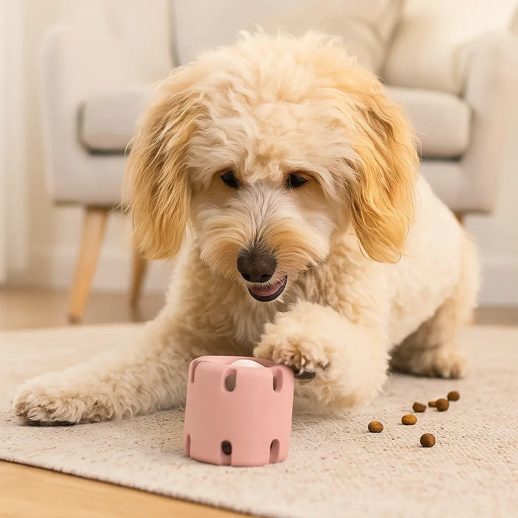 Interaktives Hundespielzeug | Ball zur mentalen Auslastung & Beschäftigung