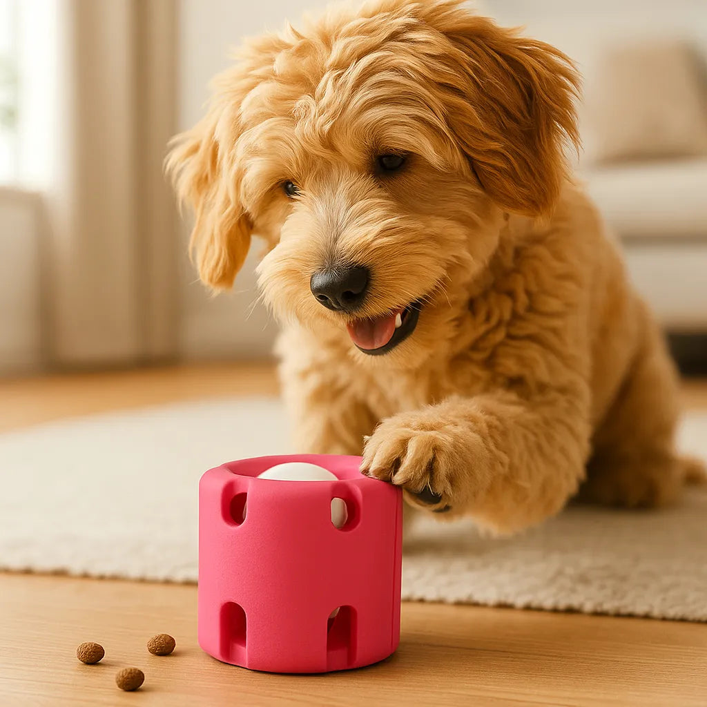 Interaktives Hundespielzeug | Ball zur mentalen Auslastung & Beschäftigung