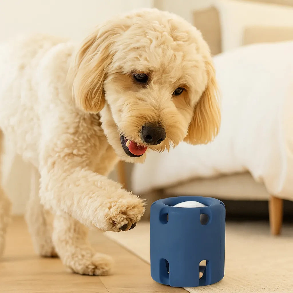 Interaktives Hundespielzeug | Ball zur mentalen Auslastung & Beschäftigung