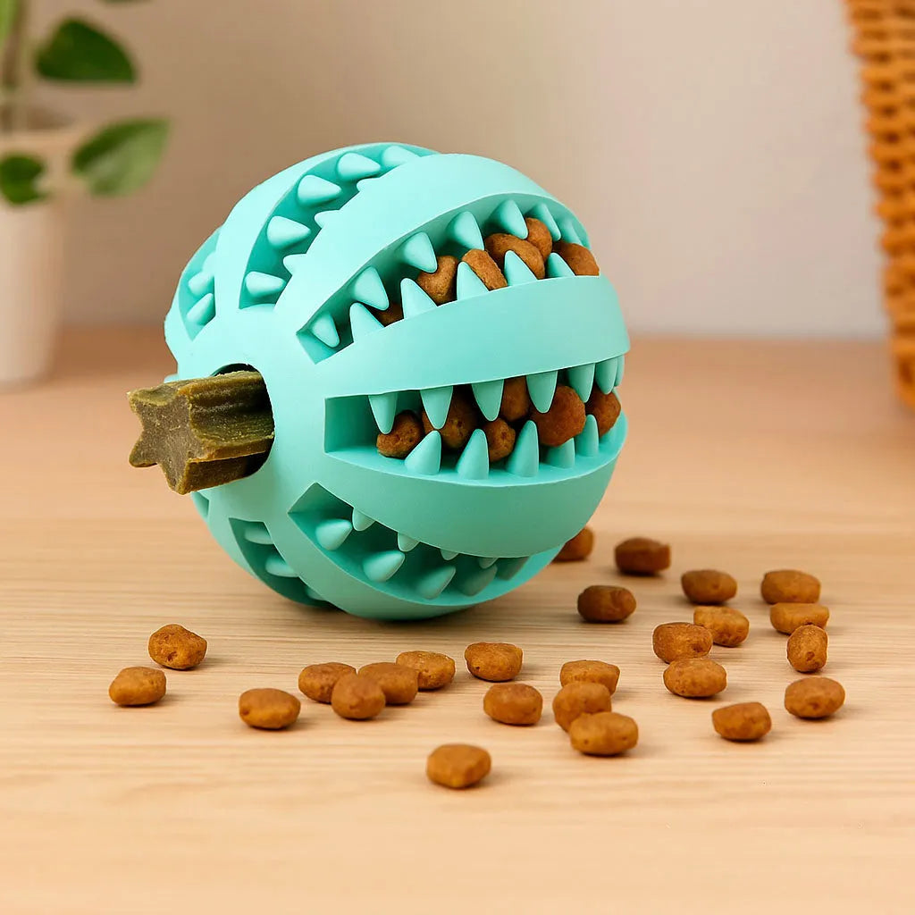 Interaktiver Leckerliball für Hunde zur mentalen Auslastung & Fütterung