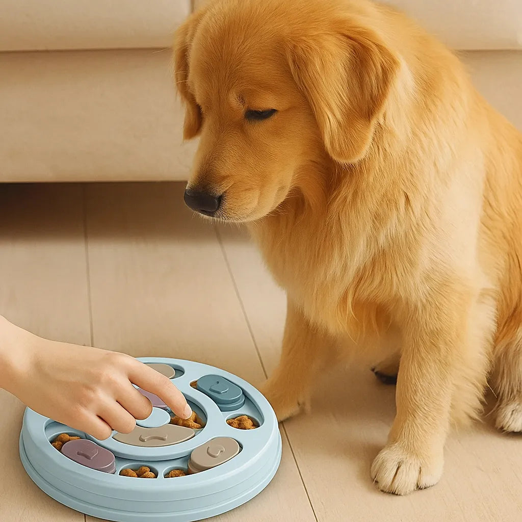 Interaktives Intelligenzspielzeug für Hunde | Mit Futterausgabe