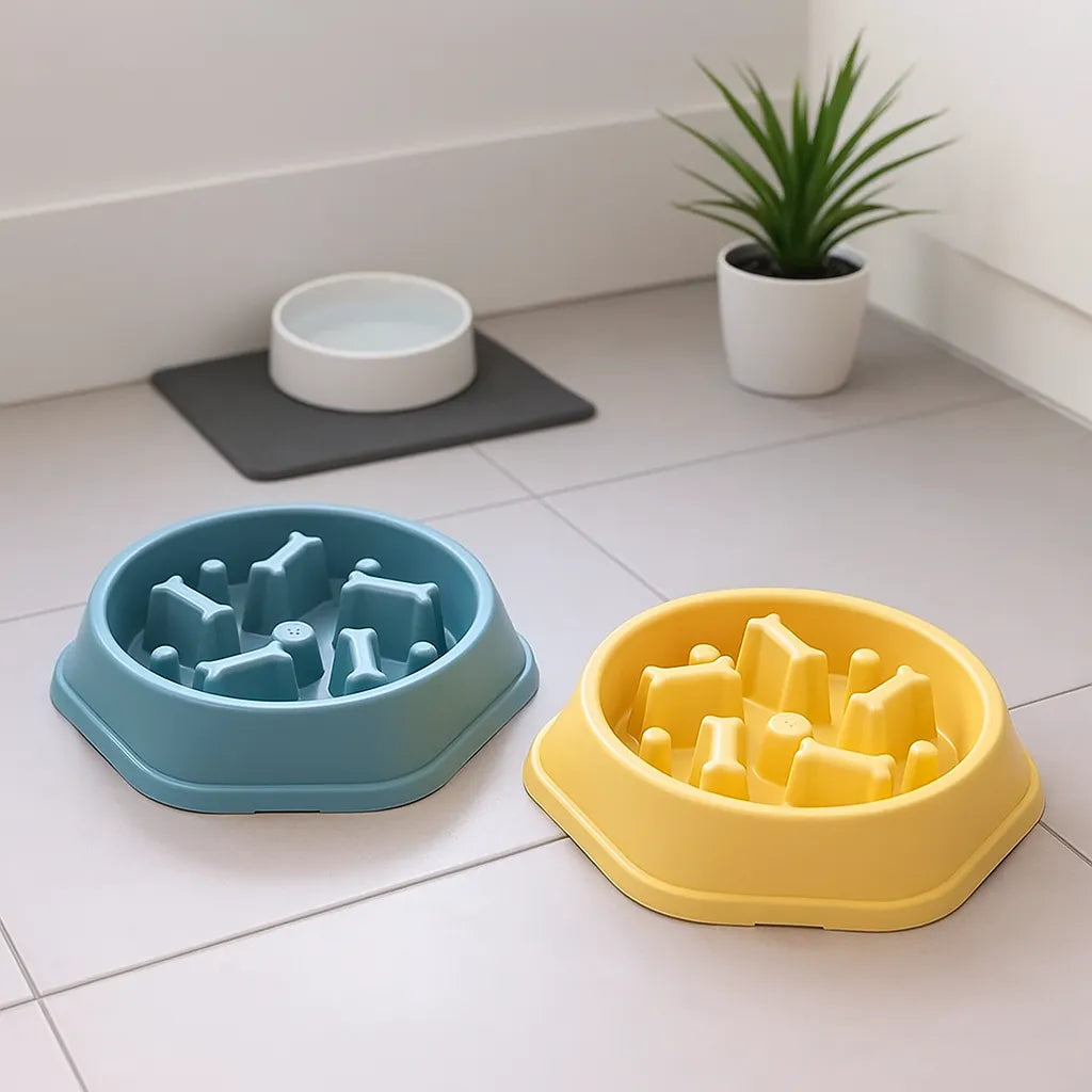 Anti-Schling-Napf für Hunde & Katzen | Langsames Fressen & Futterkontrolle