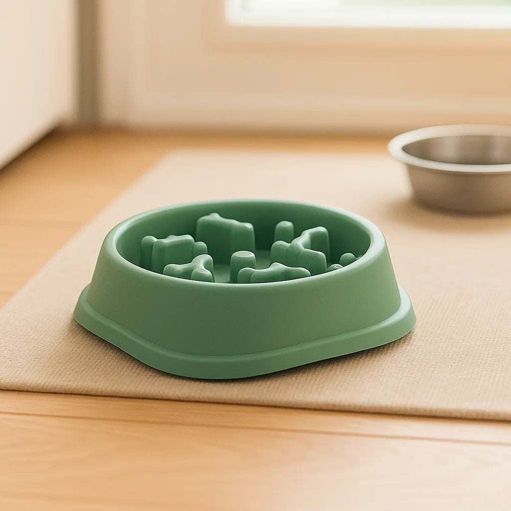 Anti-Schling-Napf für Hunde & Katzen | Langsames Fressen & Futterkontrolle