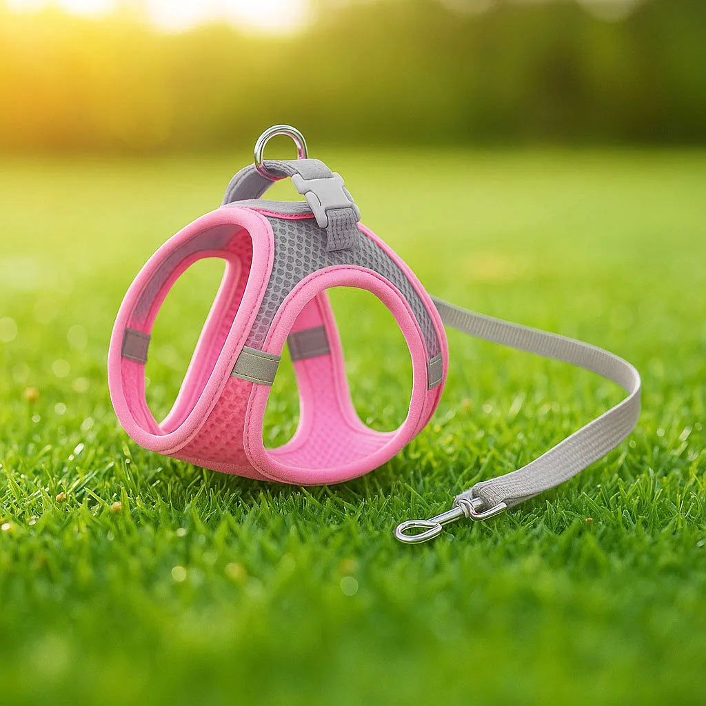 Katzengeschirr mit Leine | Bequem & sicher für Spaziergänge