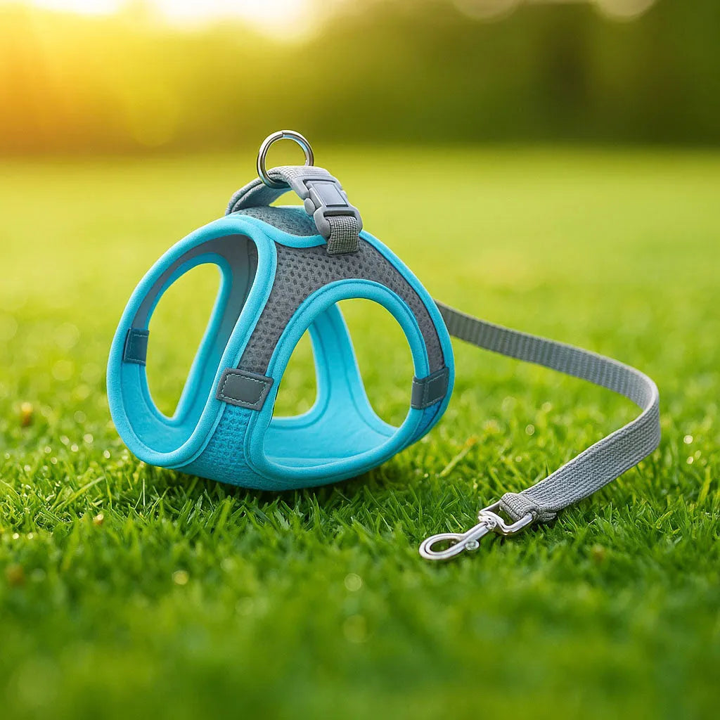 Katzengeschirr mit Leine | Bequem & sicher für Spaziergänge