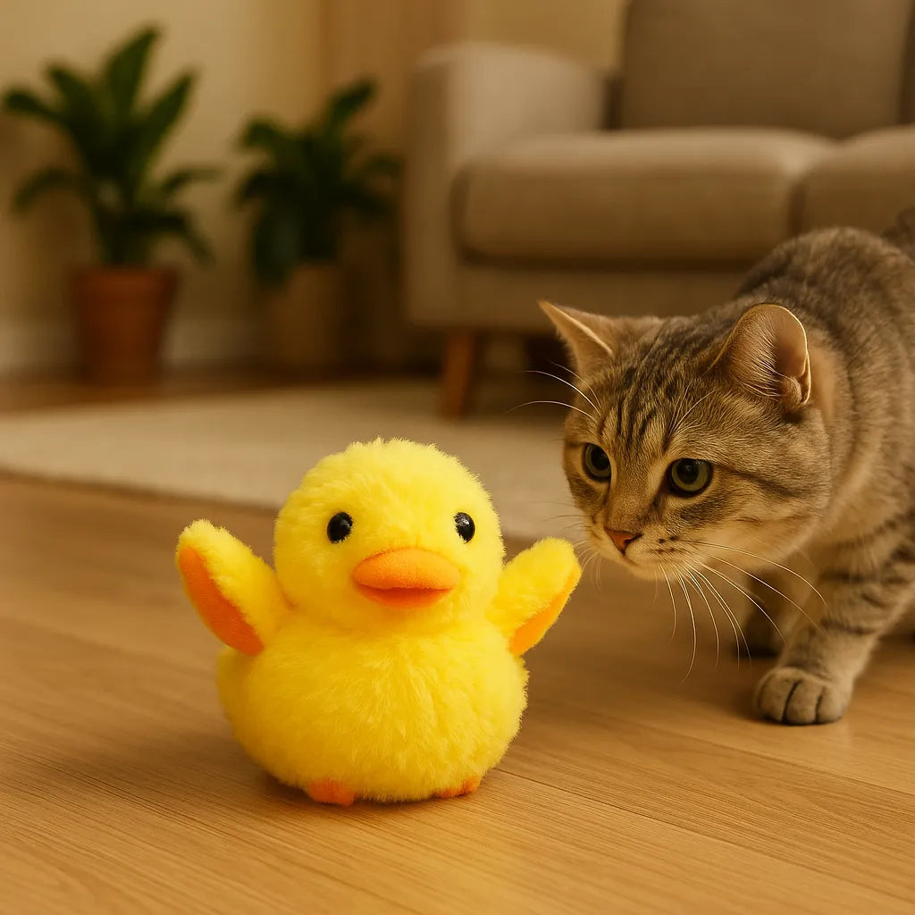 Interaktives Katzenspielzeug | Mit Bewegung & Geräuschfunktion